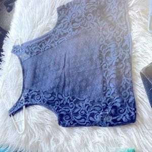 𝑛𝑎𝑣𝑦 𝑏𝑙𝑢𝑒 𝑙𝑎𝑐𝑒 𝑏𝑎𝑐𝑘 𝑡𝑜𝑝!!!!💙